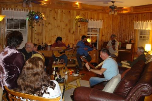 Barrington, Rhode Island - Gathering turns into a Session at Trish's house